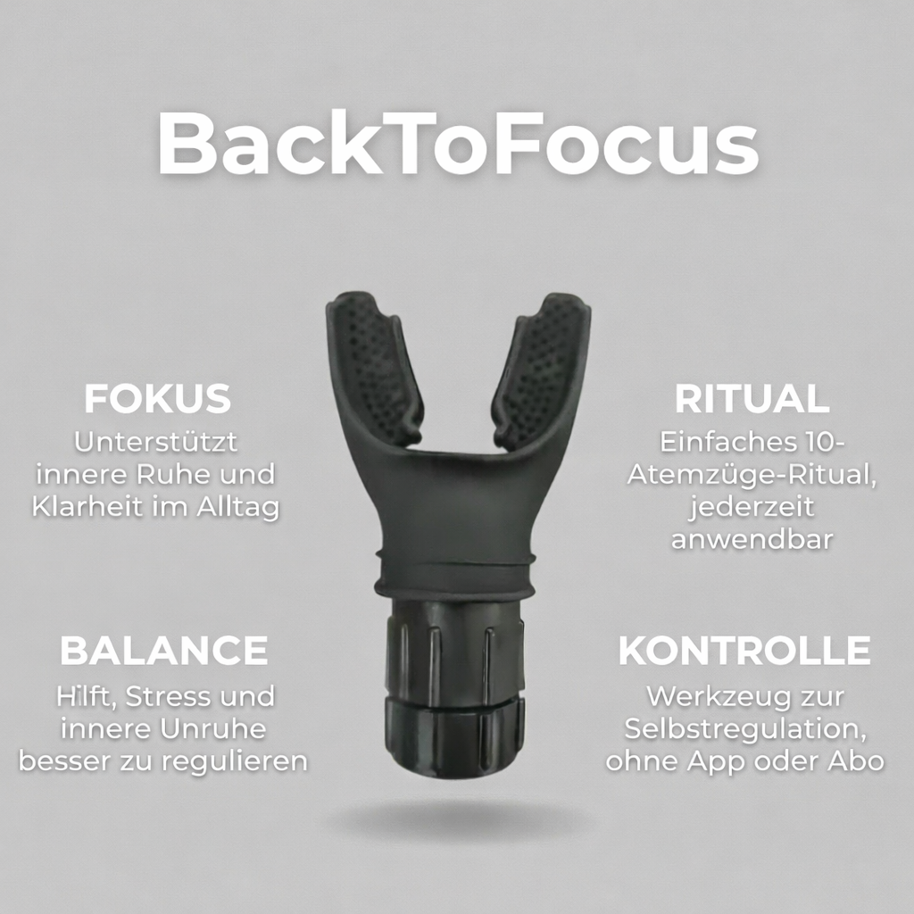 BackToFocus – Atem rein, Chaos raus.